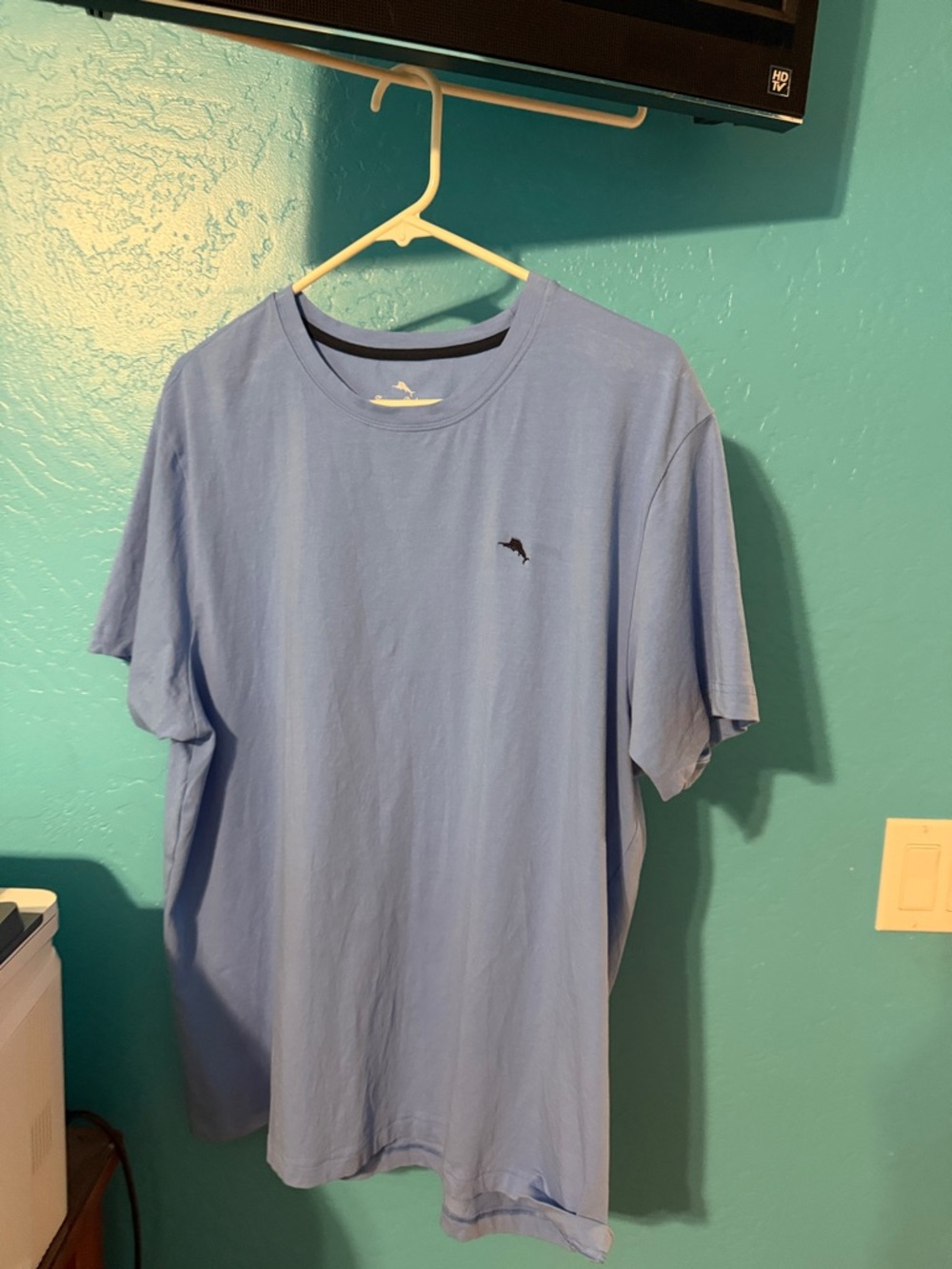 Tommy Bahama Light Blue Short-Sleeve Crew Tee